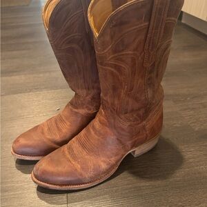 Tecovas Brown Leather Cowboy Boots
